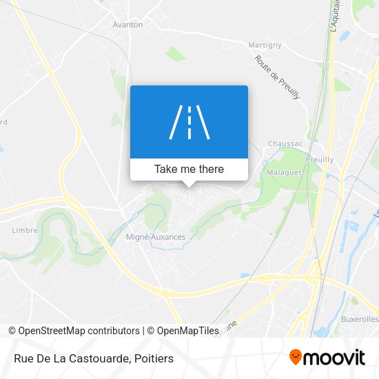Rue De La Castouarde map