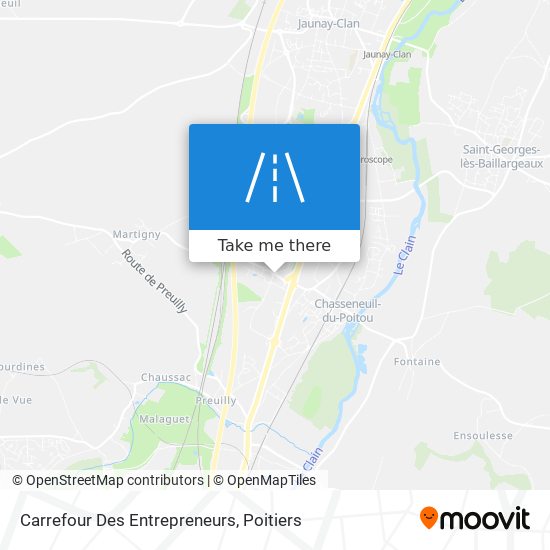 Carrefour Des Entrepreneurs map