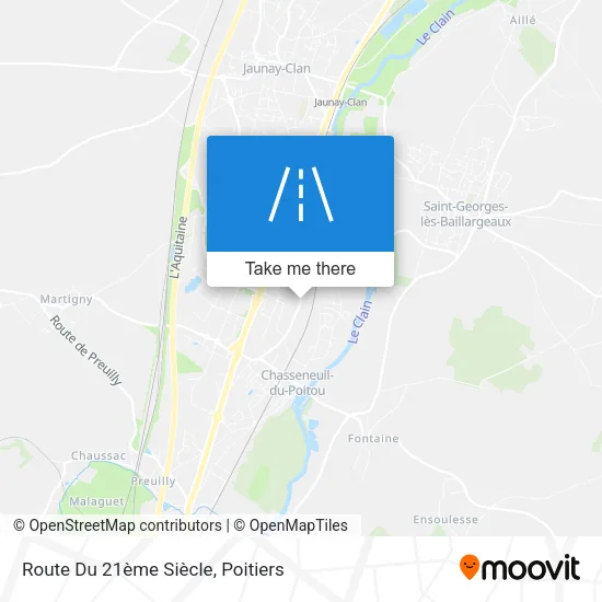 Route Du 21ème Siècle map