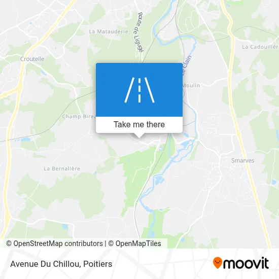 Avenue Du Chillou map