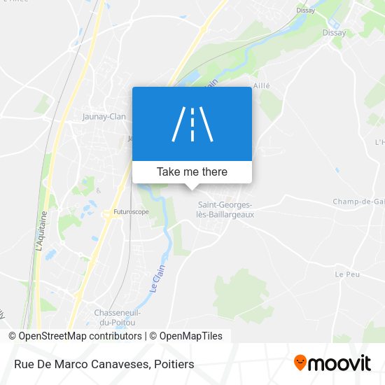 Rue De Marco Canaveses map