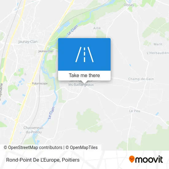 Rond-Point De L'Europe map