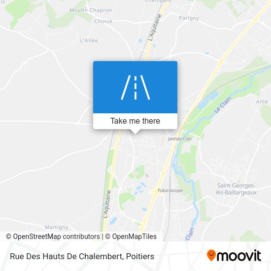Rue Des Hauts De Chalembert map