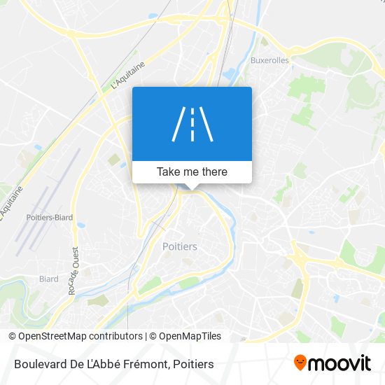 Mapa Boulevard De L'Abbé Frémont