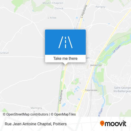 Rue Jean Antoine Chaptal map