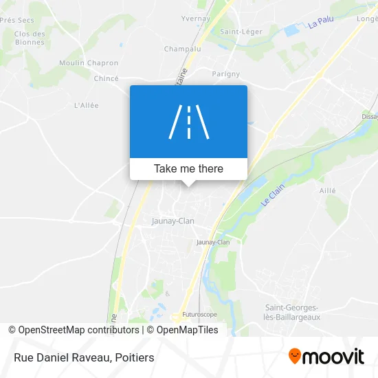 Rue Daniel Raveau map