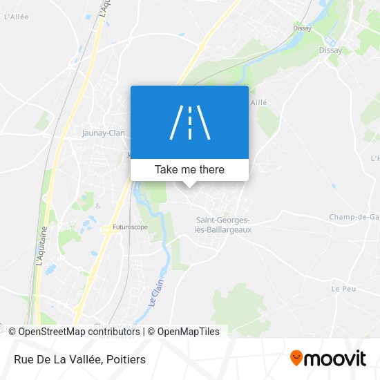 Rue De La Vallée map
