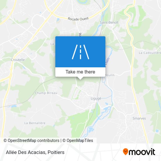Allée Des Acacias map