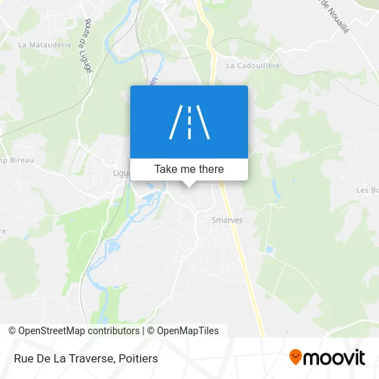 Mapa Rue De La Traverse