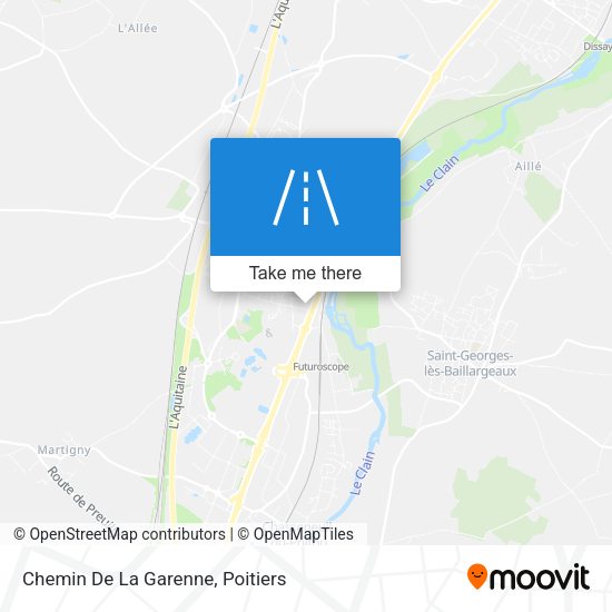 Chemin De La Garenne map