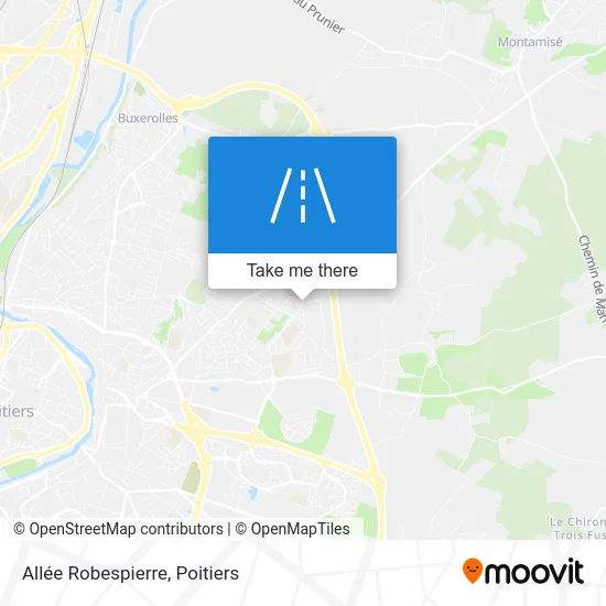 Allée Robespierre map