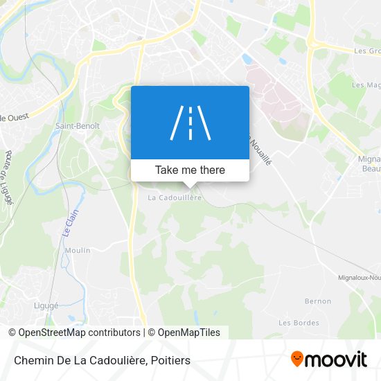 Chemin De La Cadoulière map