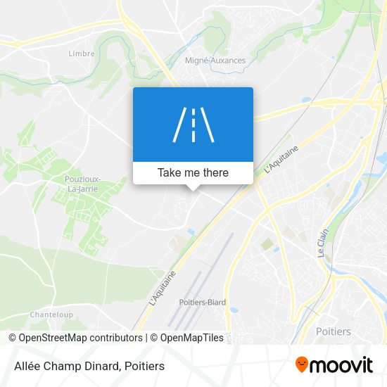 Allée Champ Dinard map