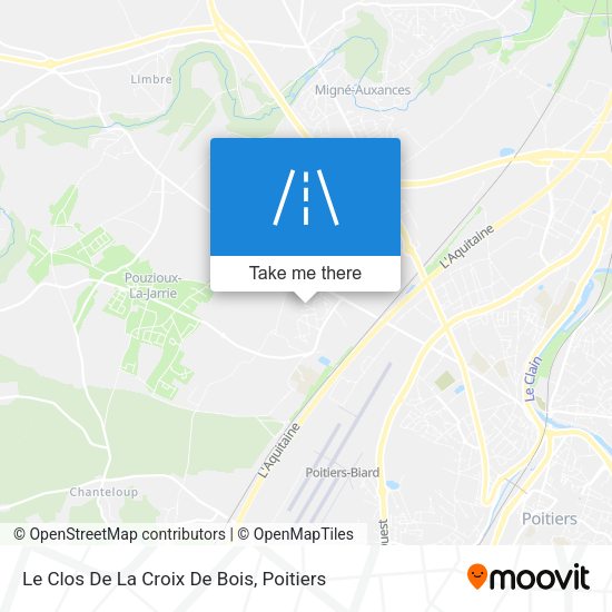 Le Clos De La Croix De Bois map