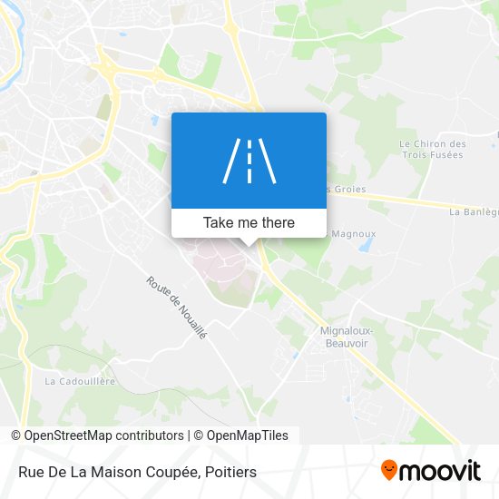 Rue De La Maison Coupée map