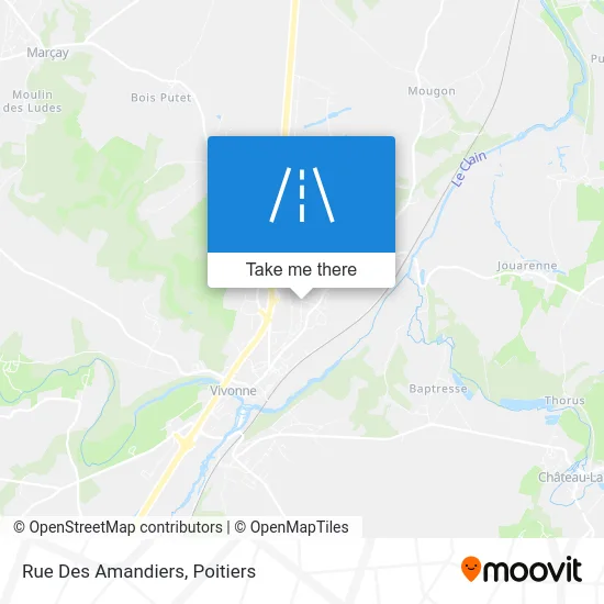 Rue Des Amandiers map