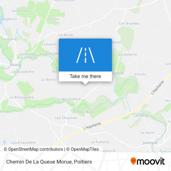Chemin De La Queue Morue map