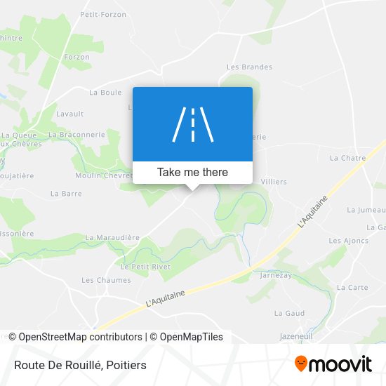 Route De Rouillé map