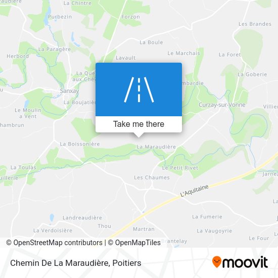 Chemin De La Maraudière map