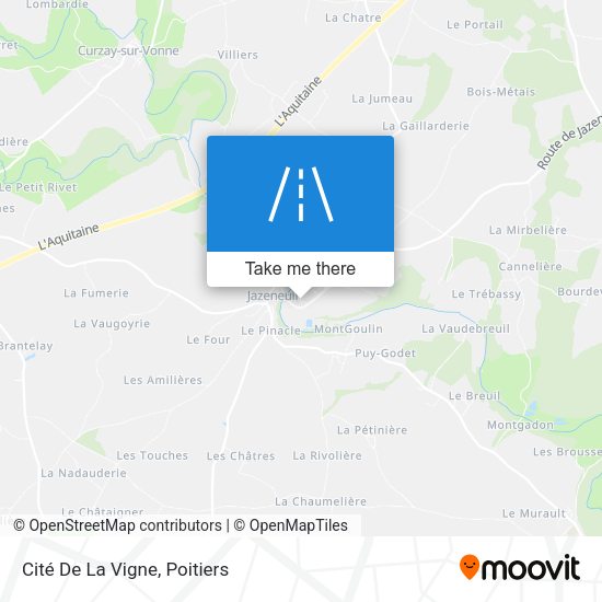 Cité De La Vigne map