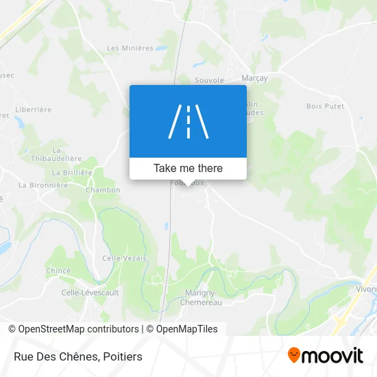 Mapa Rue Des Chênes