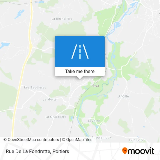 Rue De La Fondrette map