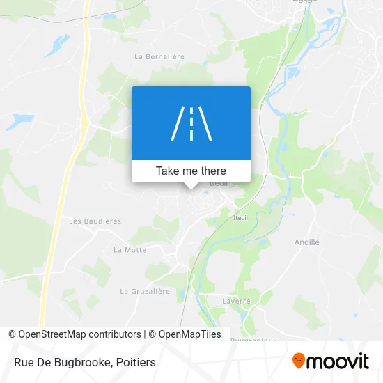 Rue De Bugbrooke map