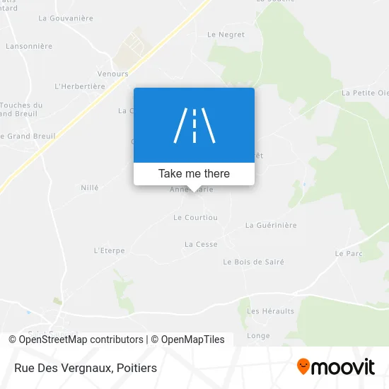 Rue Des Vergnaux map