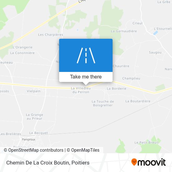 Chemin De La Croix Boutin map