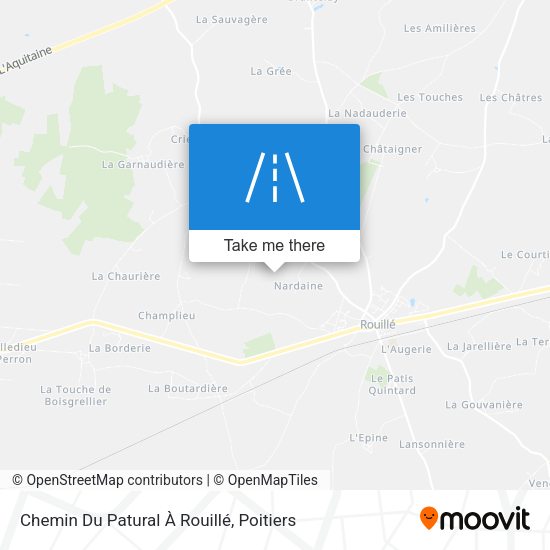 Chemin Du Patural À Rouillé map