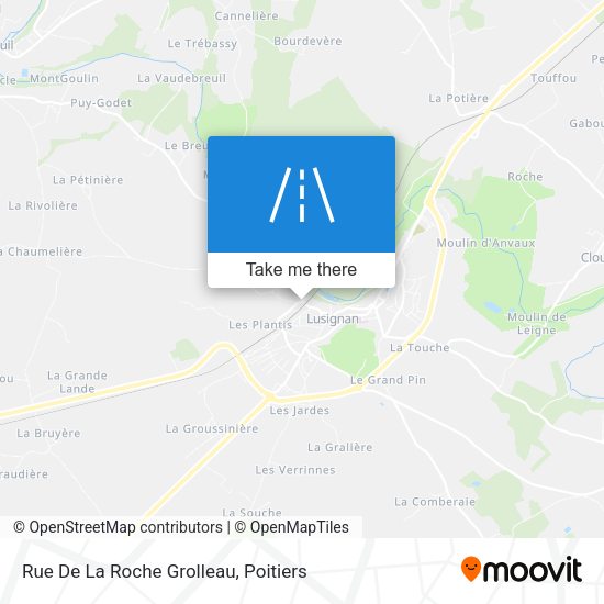Rue De La Roche Grolleau map