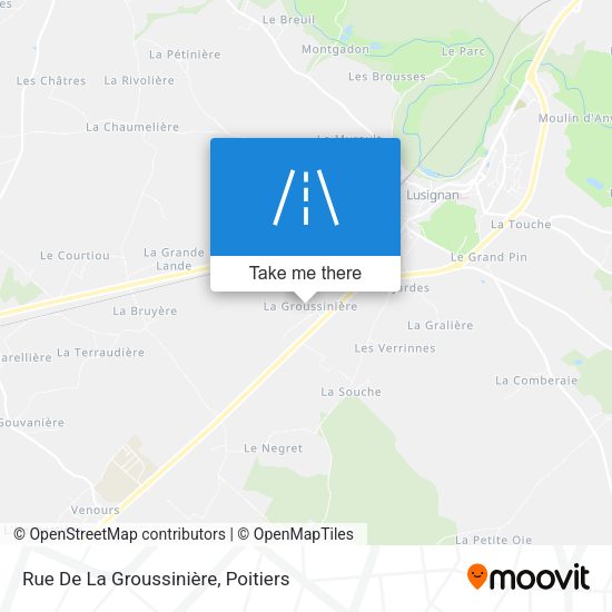 Rue De La Groussinière map