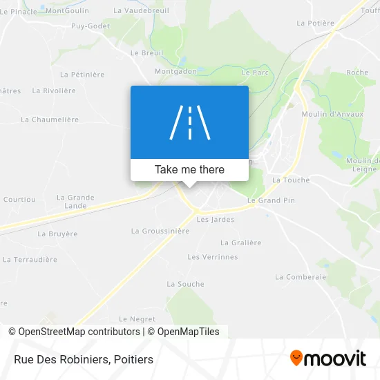 Rue Des Robiniers map