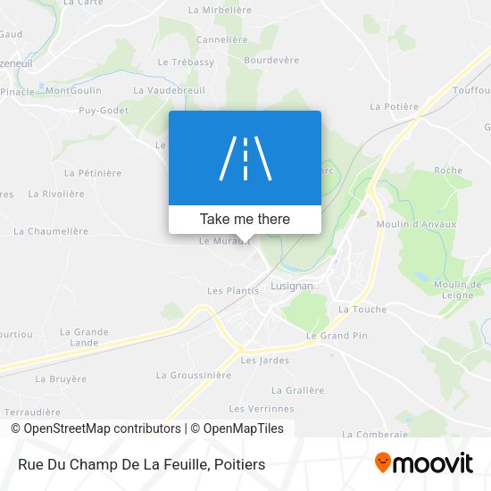 Rue Du Champ De La Feuille map