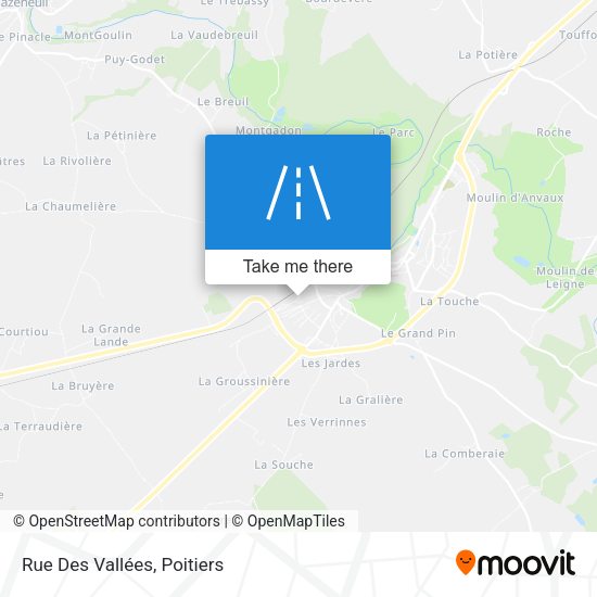 Rue Des Vallées map