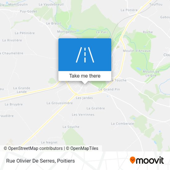Rue Olivier De Serres map