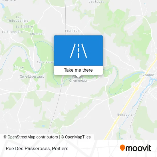 Rue Des Passeroses map