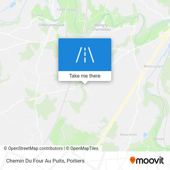 Chemin Du Four Au Puits map