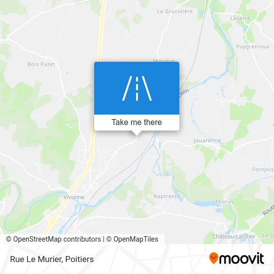 Rue Le Murier map