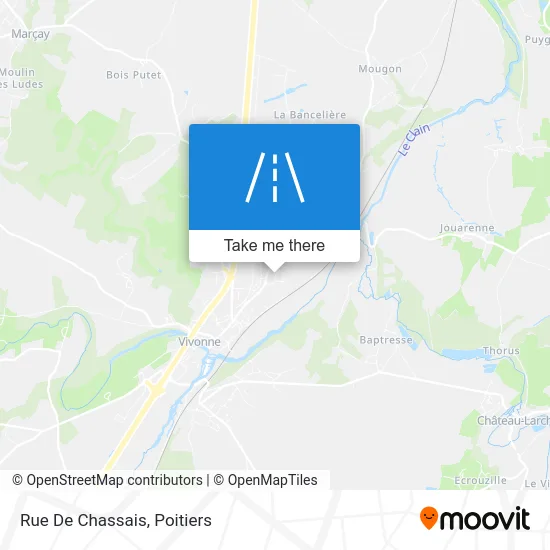 Mapa Rue De Chassais