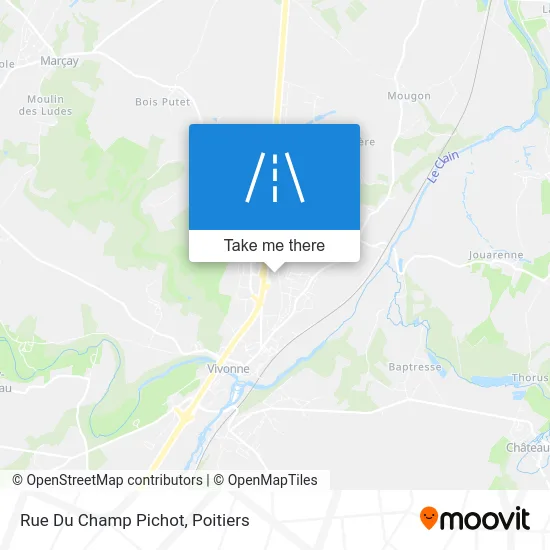 Rue Du Champ Pichot map