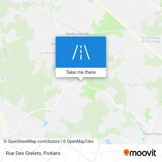 Mapa Rue Des Grelets