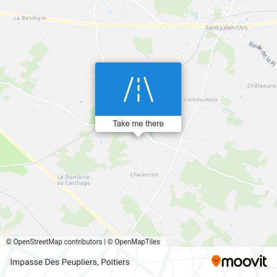 Impasse Des Peupliers map