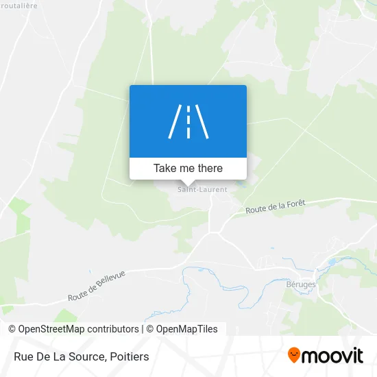 Mapa Rue De La Source