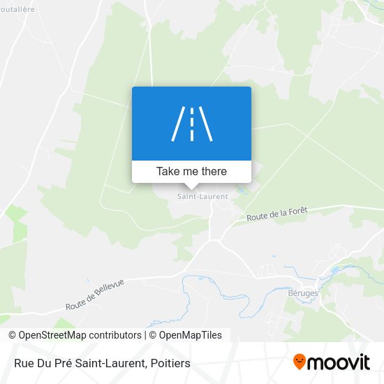 Rue Du Pré Saint-Laurent map
