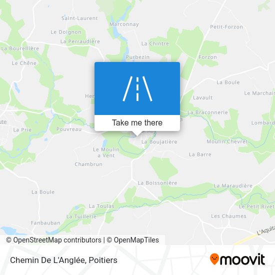 Chemin De L'Anglée map