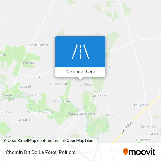 Chemin Dit De La Fôret map