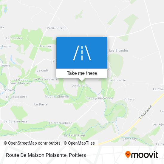 Route De Maison Plaisante map