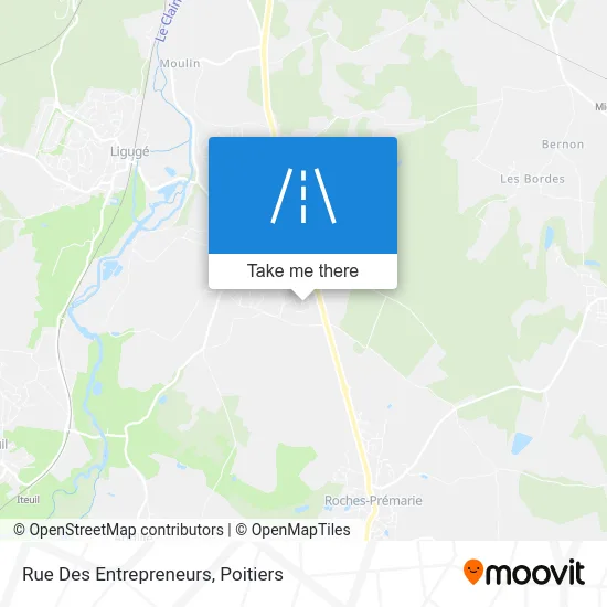 Mapa Rue Des Entrepreneurs