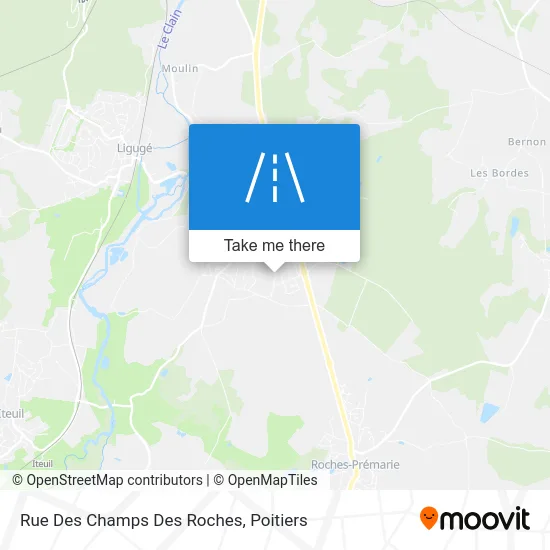 Rue Des Champs Des Roches map